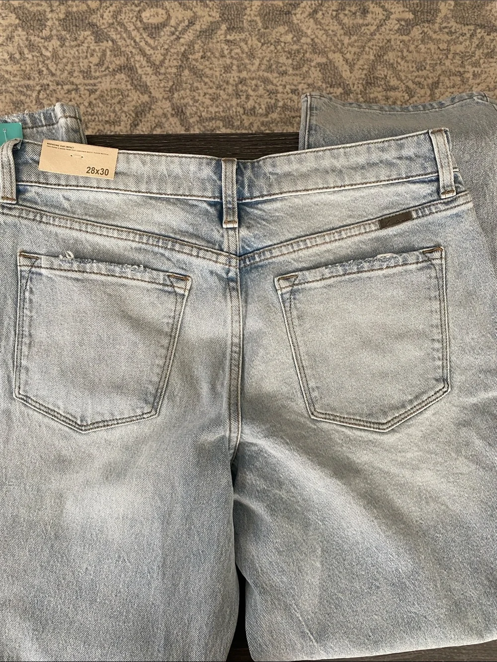 KanCan Light Wash Mid Rise Studded Jeans